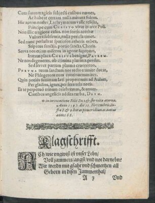 Klagschrifft.