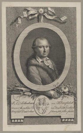 Bildnis des J. C. Schubart von Kleefeld