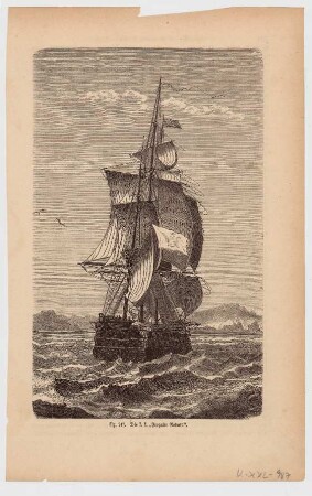 Fig. 247: Die k. k. Fregatte "Novara"