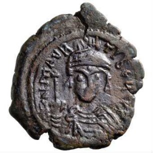 Münze, Follis, 587 / 588