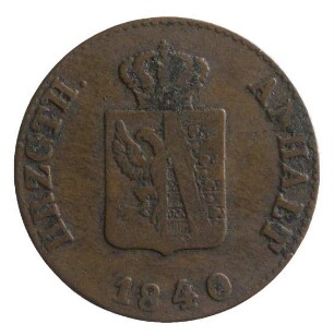 Münze, Pfennig, 1840