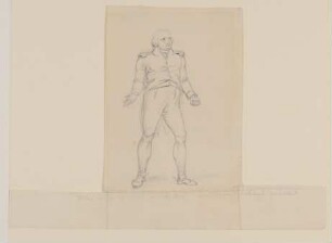 August Wilhelm Iffland als Hauptmann Wildenhain in "das Kind der Liebe" von Kotzebue