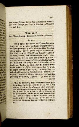 Vorrücken der Nachtgleichen (Praecessio aequinoctiorum)