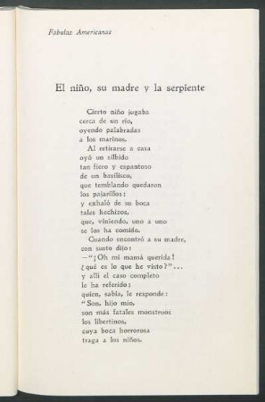 El niño, su madre y la serpiente