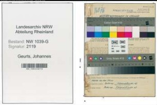 Entnazifizierung Johannes Geurts , geb. 01.09.1902 (Lehrer)