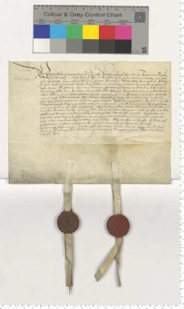 Dem Propst Jacob Schomaker präsentieren der Bürgermeister Franz Witzendorp und der Ratsmann Albert Elver für eine Vikarie am Vier Doktoren Altar zu St. Johannis den Benedictus Juncker [lat].