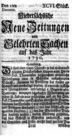 XCVI. Stück.