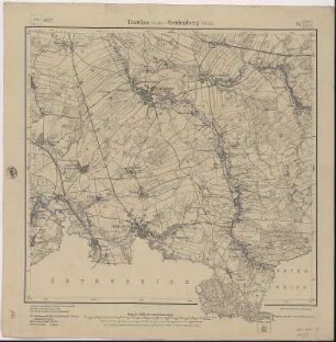 Section Trattlau - Seidenberg aus: Topographische Karte (Meßtischblätter) Sachsen