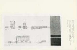 Hotel am Tiergarten, Berlin-Tiergarten (Diplomarbeit bei Kurt Dübbers): Schnitte 1:200