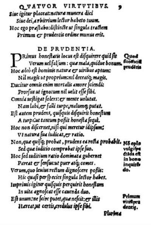 De Prvdentia.