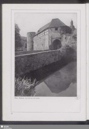Burg Beynau, Kreis Euskrichen. Die Vorburg