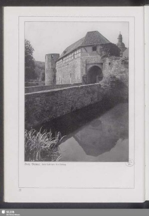Burg Beynau, Kreis Euskrichen. Die Vorburg