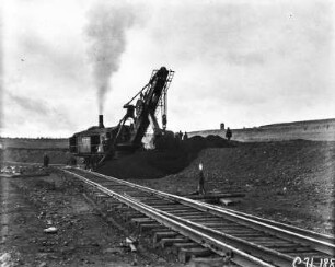 Eisenerzmine : Ein Bagger in der Eisenerzmine bei Hibbing (Minnesota).