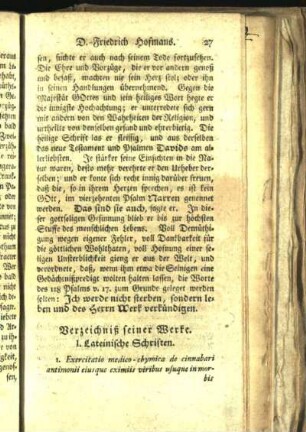 I. Lateinische Schriften.