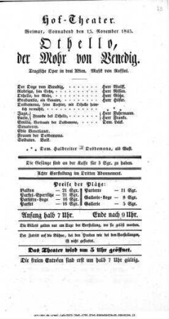 Othello, der Mohr von Venedig