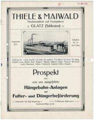 Hängebahnen in der Landwirtschaft