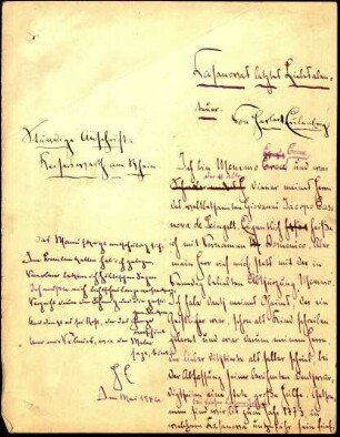 5-10-5-2.0000: Eulenberg, Dr. Herbert, Dichter; diverse Schreiben ff.: Manuskript "Kasanovas letztes Liebesabenteuer"