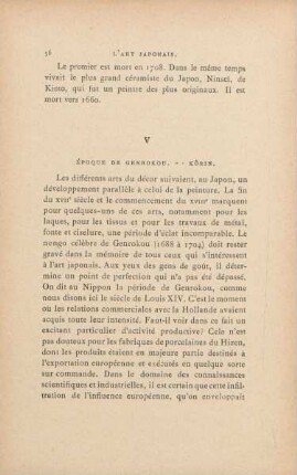 V. Époque de Genrokou. - Kôrin