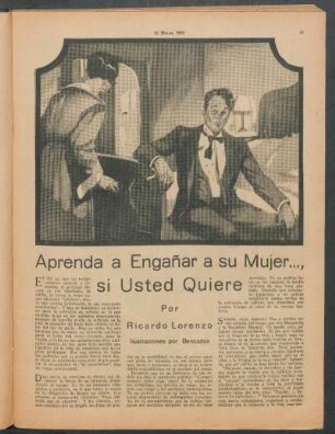 Aprenda a egañar a su mujer..., si usted quiere
