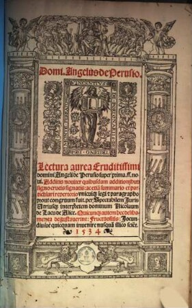 Lectura aurea super ... ff. novi, 1. Lectura aurea super prima ff. novi