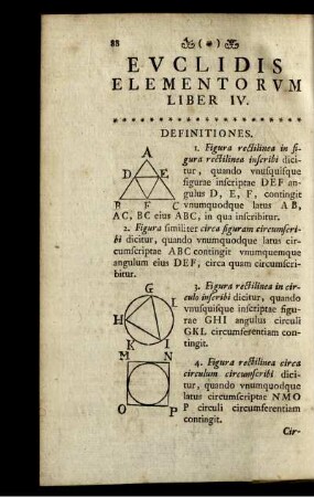 Elementorum Euclidis Liber IV.