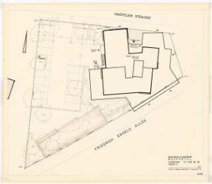 Wohnhäuser Haspeler Viertel, Wuppertal: Lageplan, 1:100