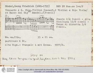 Concerto grosso f-moll