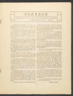 "Corazón"