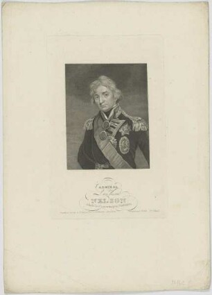 Bildnis des Admiral Lord-Viscount Nelson