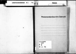 Zivilstandsregister der Juden der Gemeinde Germete, Kreis Warburg (Original und Duplikat) (GHT 1815-1822) (Gemeinde: Germete)
