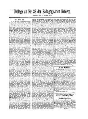 Aus Altona : Beilage zu Nr. 33 der Pädagogischen Reform