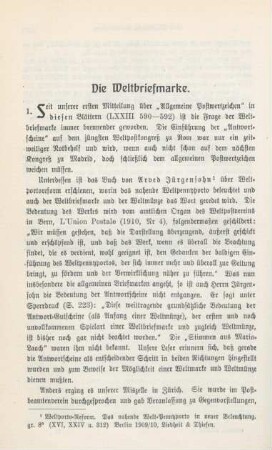 274-281 Die Weltbriefmarke