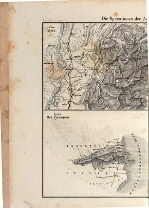 Geschichte der Kriege von 1792 bis 1815 mit Schlachten-Atlas : Von J. E. Woerl. 2, [Atlas]