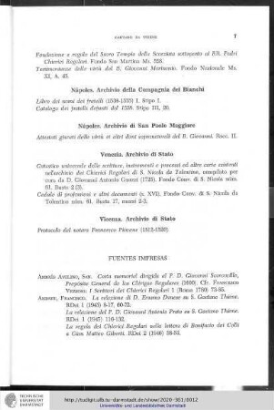 Fuentes impresas