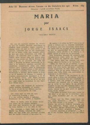 1921016500: María : tercera parte