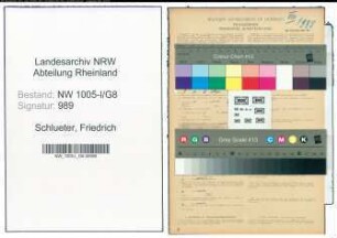 Entnazifizierung Friedrich Schlueter , geb. 02.08.1894 (Reichsbahnsekretaer)