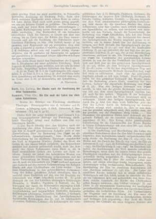 361-363 [Rezension] Bach, Ludwig, Der Glaube nach der Anschauung des Alten Testaments