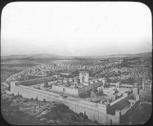 Herod. Tempel nach O. Wolff [Jerusalem]