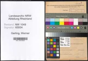 Entnazifizierung Werner Gerling , geb. 22.02.1922 ()