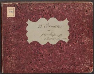 9 Entreactes, orch - BSB Mus.ms. 5754 : 9 Entreactes
