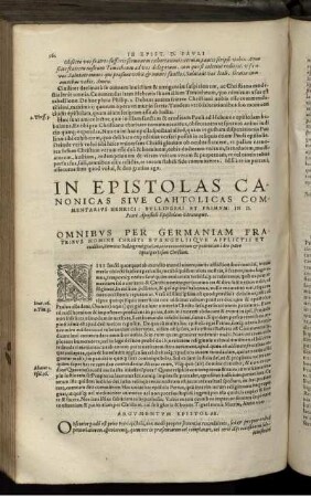 In Epistolas Canonicas Sive Cahtolicas Commentarius Henrici: Bullingeri Et Primum: In D. Petri Apostoli Epistolam utramque