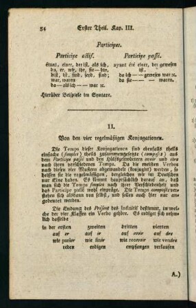 54-65, II. Von den vier regelmäßigen Konjugationen