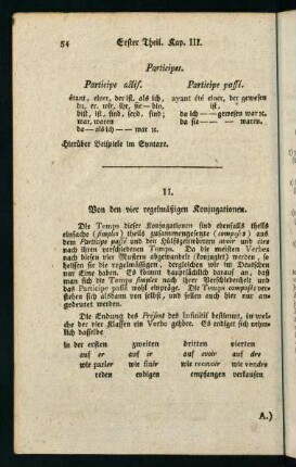 54-65, II. Von den vier regelmäßigen Konjugationen