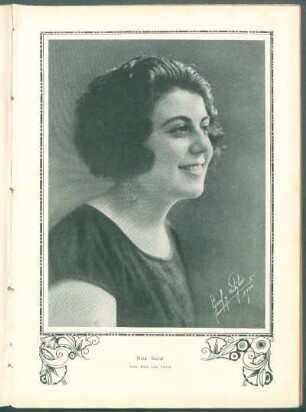 Nota social. - Srta. Elisa Lola Farber