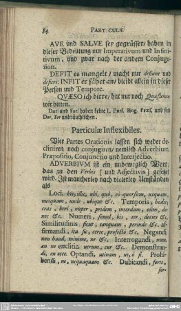 Particulae Inflexibilis
