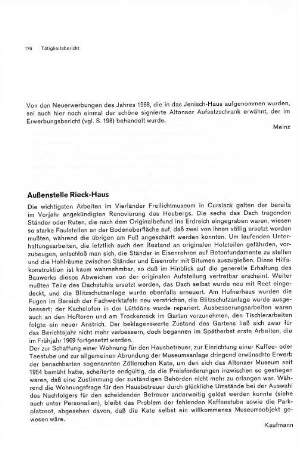 Außenstelle Rieck-Haus