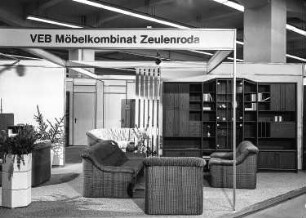 Ausstellungsfläche des VEB Möbelkombinat Zeulenroda-Triebes 