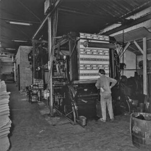 Vegro Wilthen : Wilthen. VEB Vegro. Blick in die Industriehalle