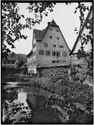 Adelsheim Oberschloss Ansicht von Nordwesten Eingangsbereich