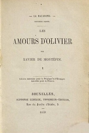 La baladine, 2,1. Les amours d'Olivier